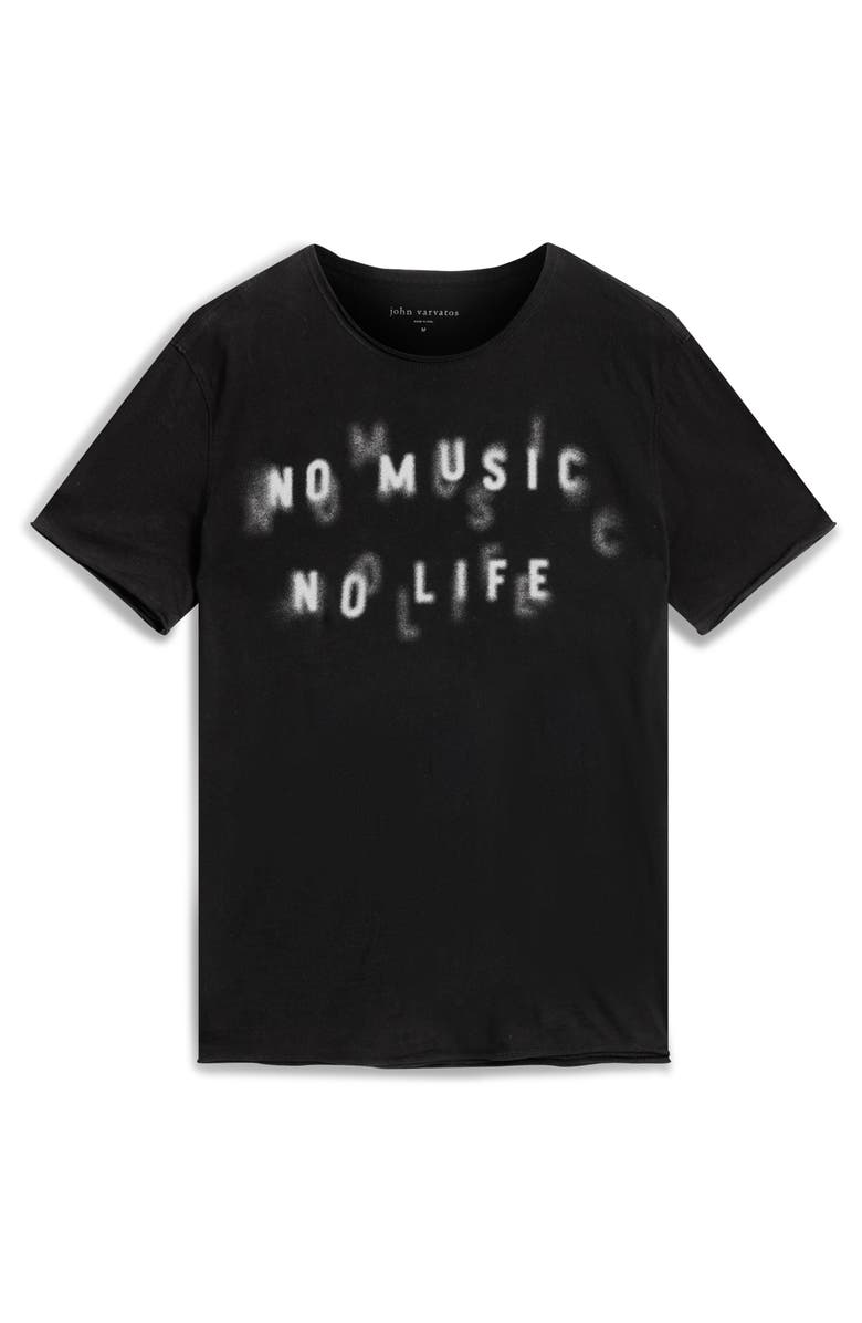 John Varvatos No Music Graphic T-Shirt, Alternate, color, 