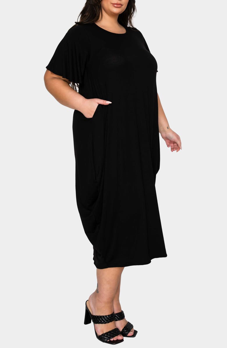 L I V D Liz Flutter Sleeve Midi Dress, Alternate, color, 