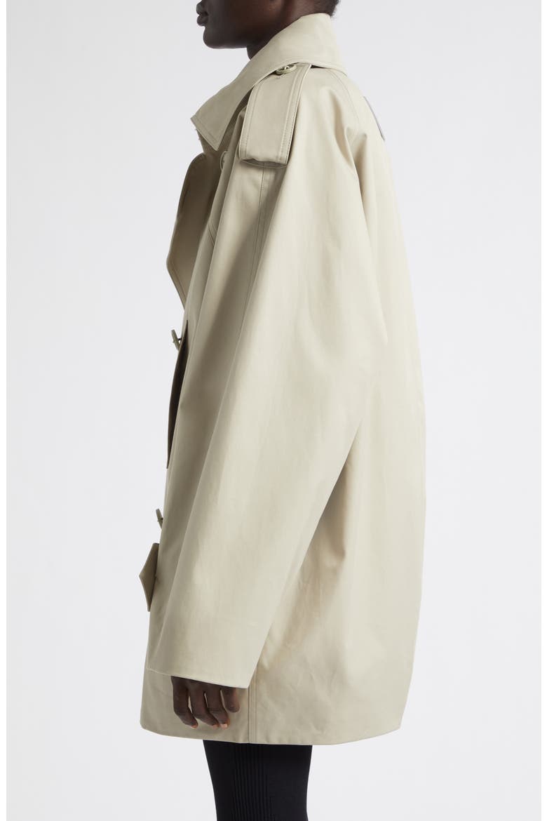 Double Breasted Cotton Twill Trench Coat, Alternate, color, 9710 BEIGE