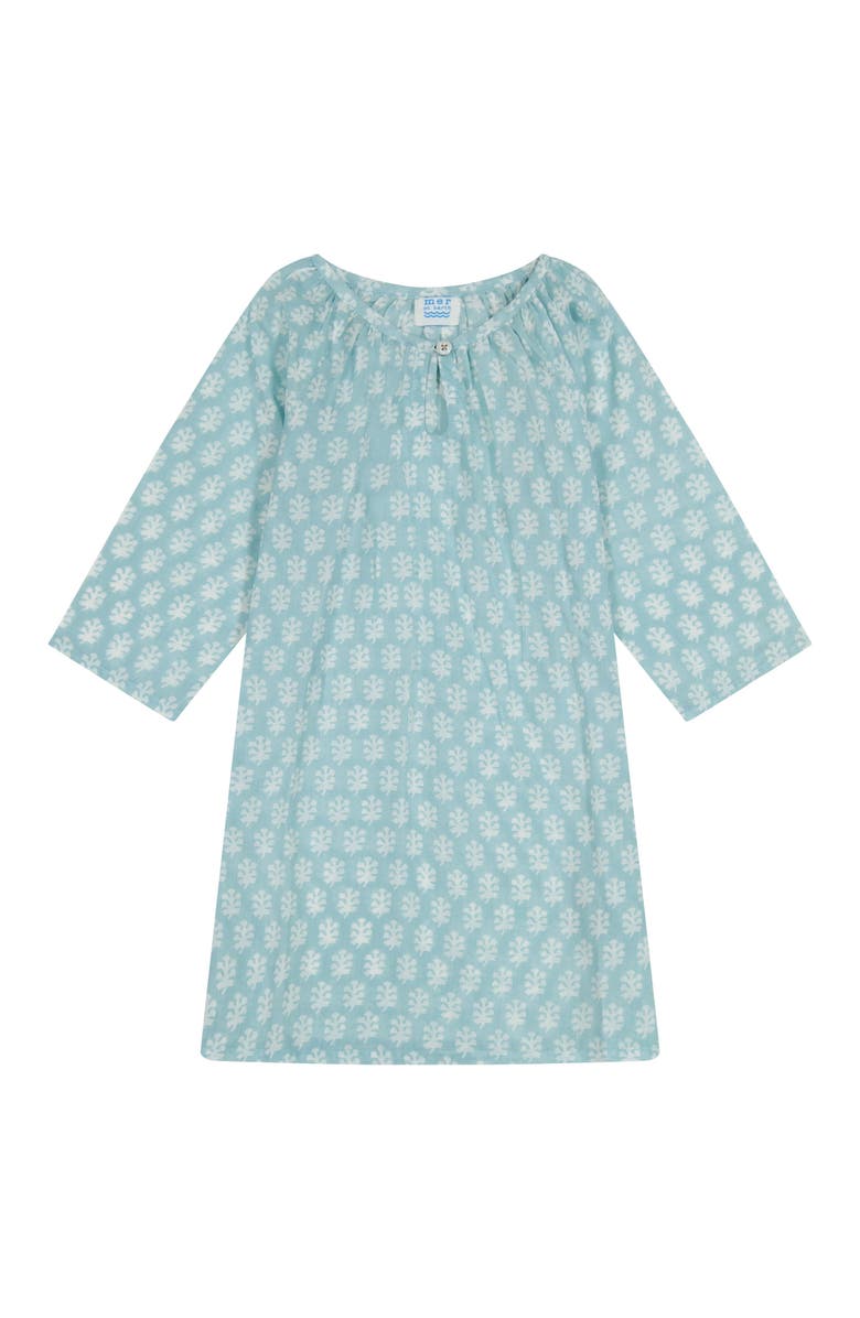 Mer St. Barth Girl's "Le Reve" St Barth Caftan Seafoam Booty, Main, color, 
