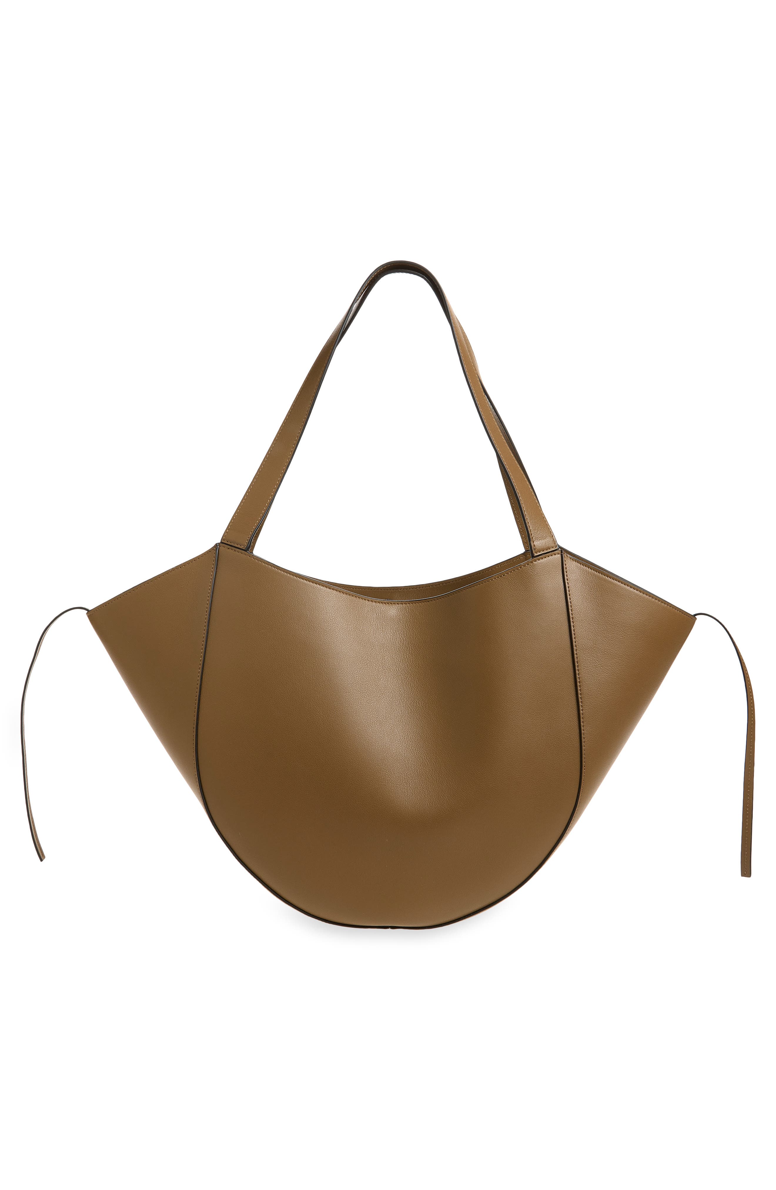 Hortensia Leather Slouch Tote, Alternate, color, CABANA
