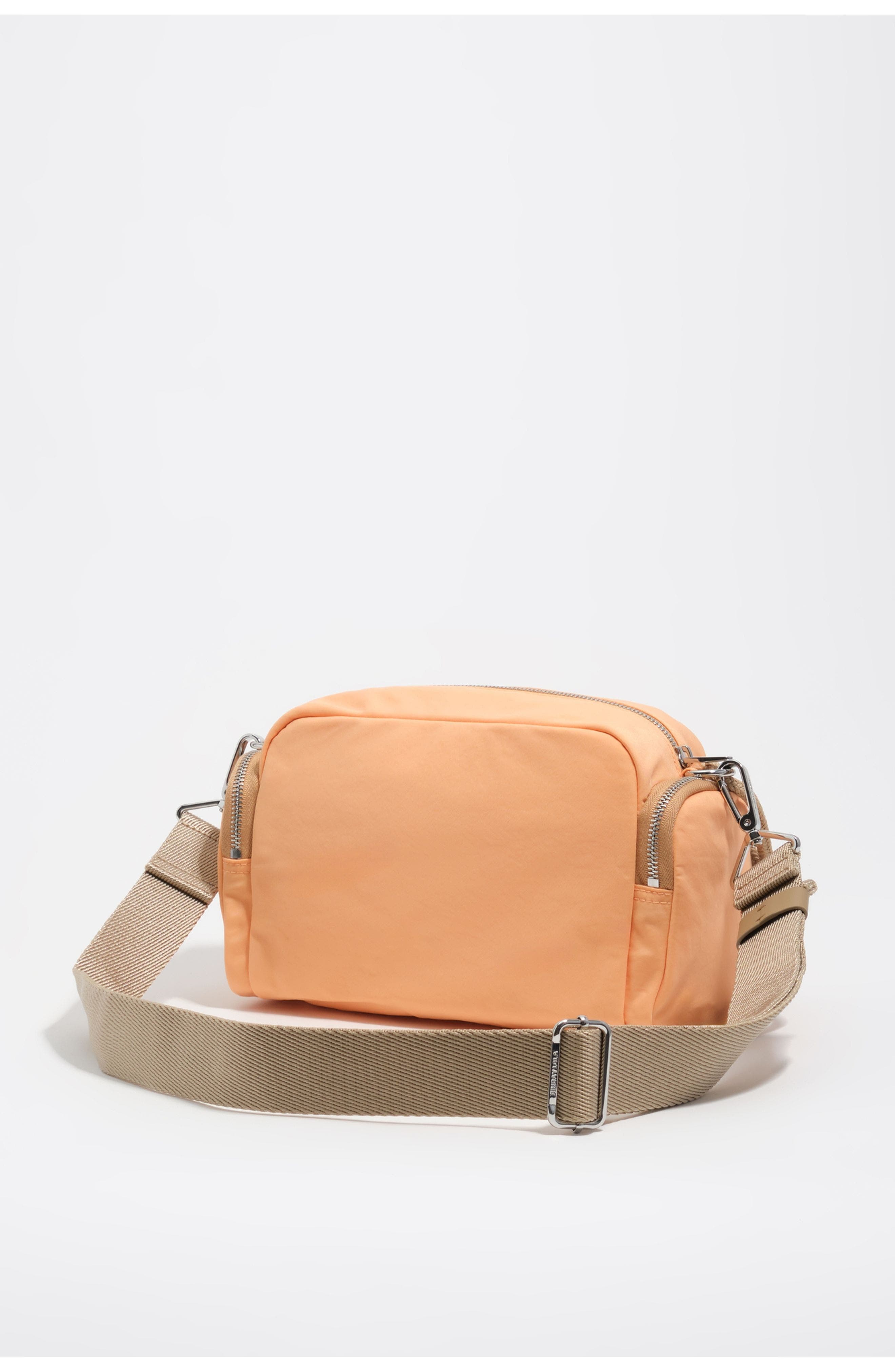 Bimba y Lola Medium Nylon Pocket Bag, Alternate, color, Orange Sorbet