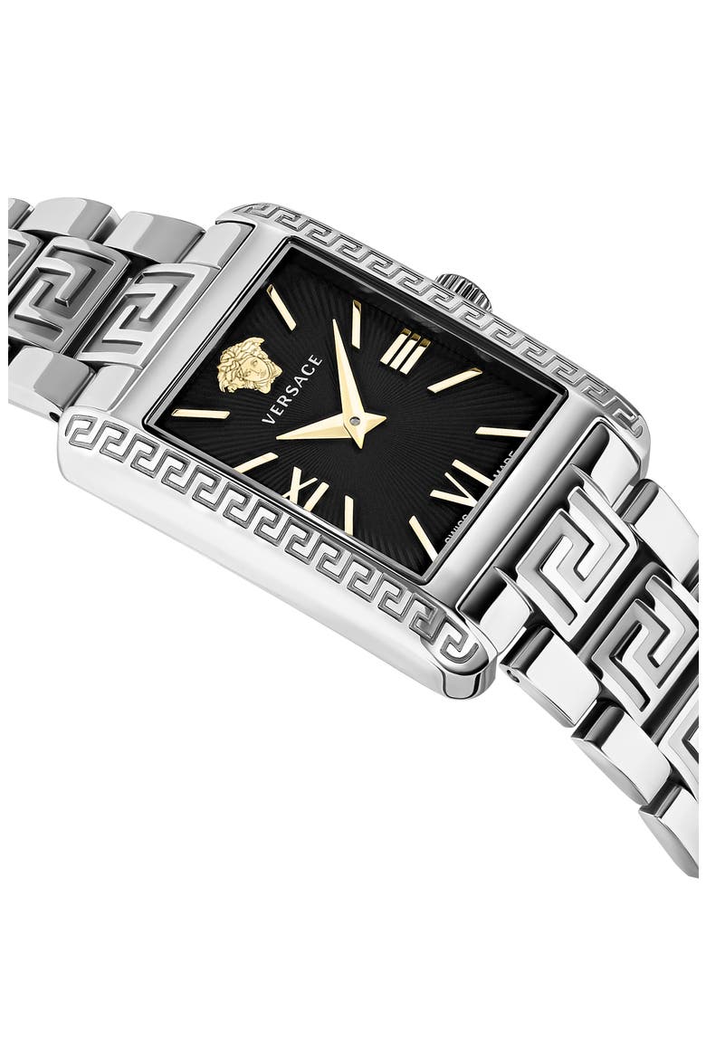 Tonneau Bracelet Watch, 23mm x 33mm, Alternate, color, STAINLESS STEEL