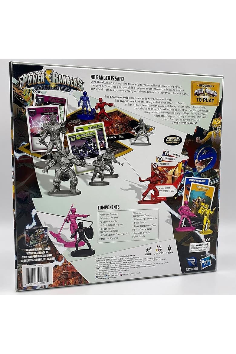 Power Rangers Heroes of The Grid Shattered Grid Expansion, Alternate, color, Multicolored