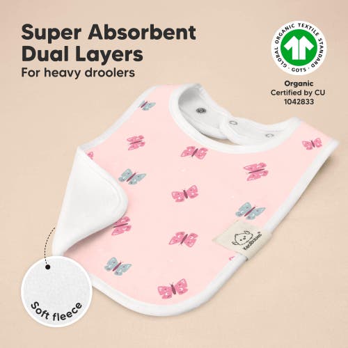 KEABABIES KEABABIES 8-PACK COAST DROOL BIBS 