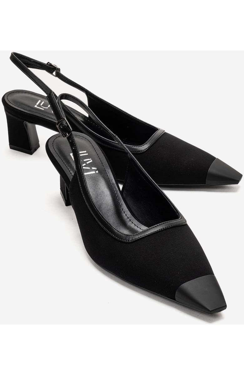 Prologue Shoes Hilda Block Heel Pump, Main, color, Black