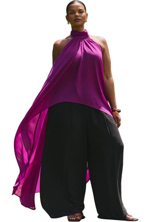 High-Low Halter Top (Plus)
