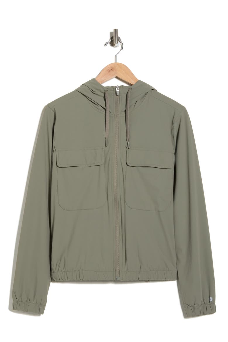 Warp Full Zip Hoodie, Alternate, color, MOUNTAIN SAGE