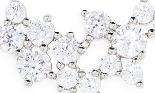 Nordstrom Rack Cluster Cz Necklace In Metallic