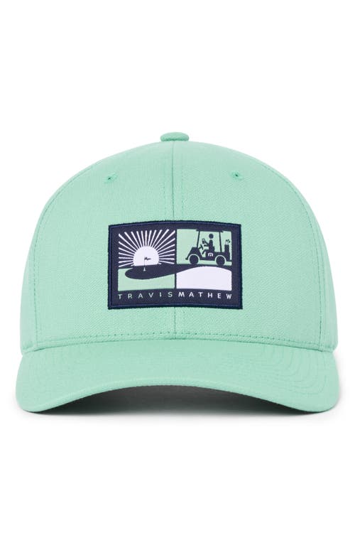 Travismathew Player Parking Only Baseball Cap In Green