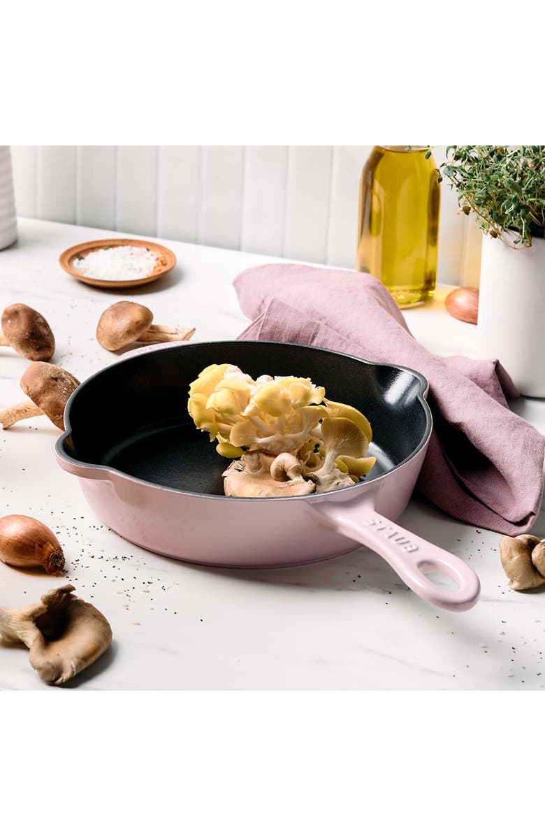 Staub 11-Inch Enameled Cast Iron Traditional Skillet, Alternate, color,