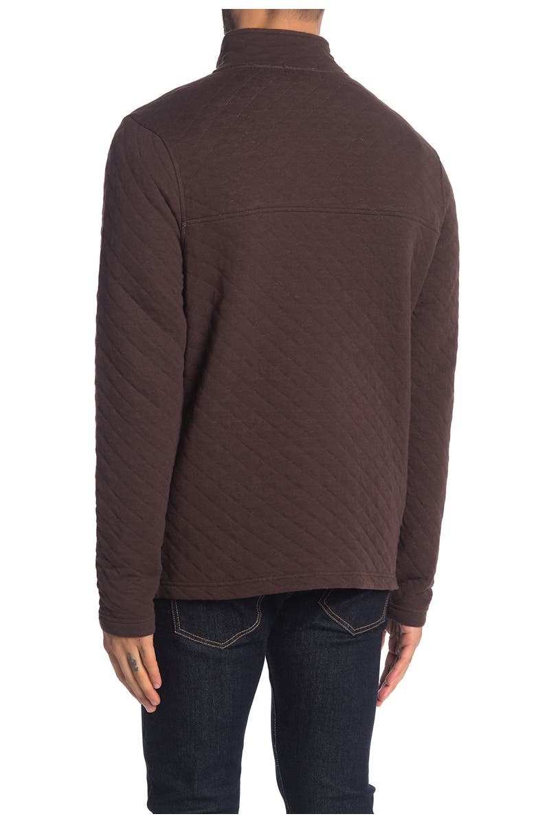 Tailor Vintage Quarter Zip Quilted Knit Pullover, Alternate, color, 