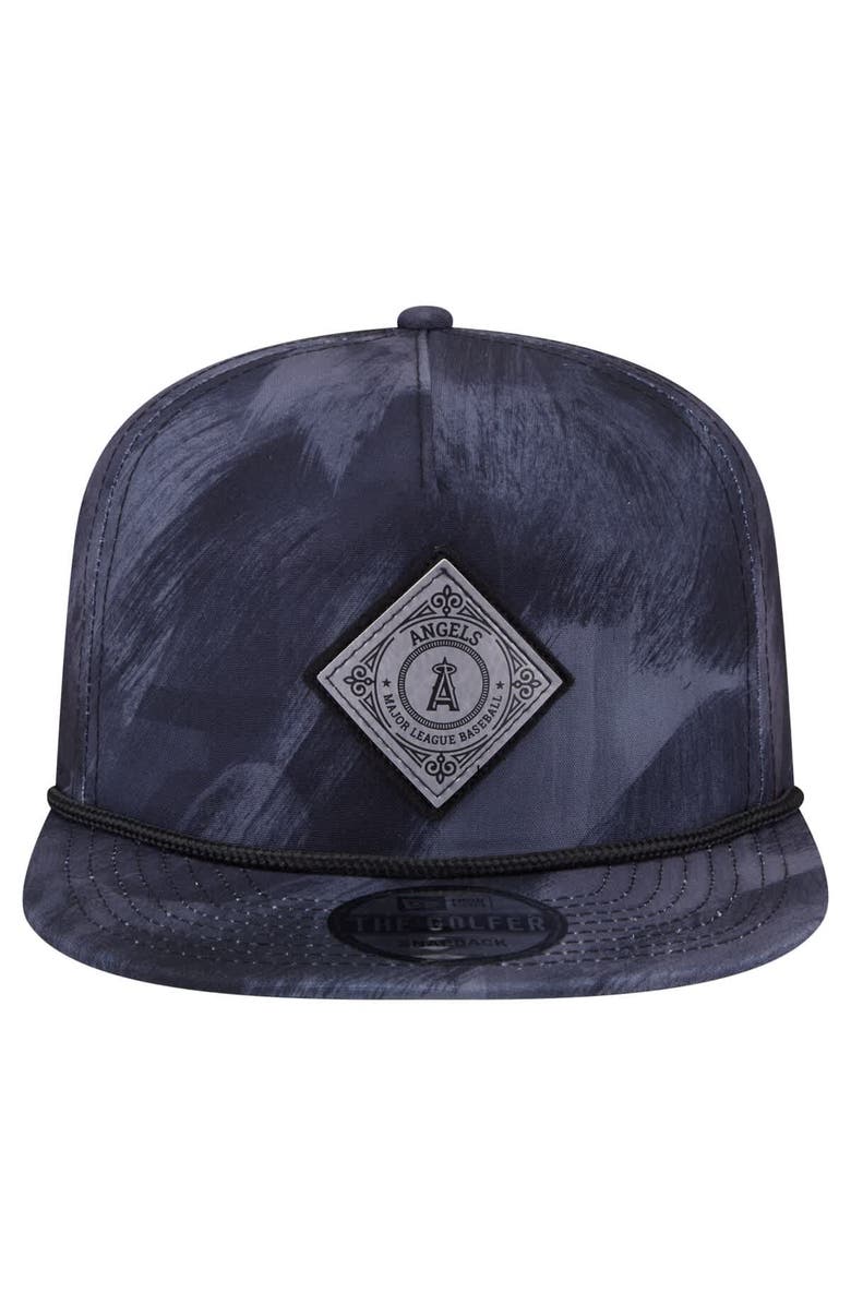 New Era Men's New Era Navy Los Angeles Angels Printed Golfer Snapback Hat, Alternate, color, Navy