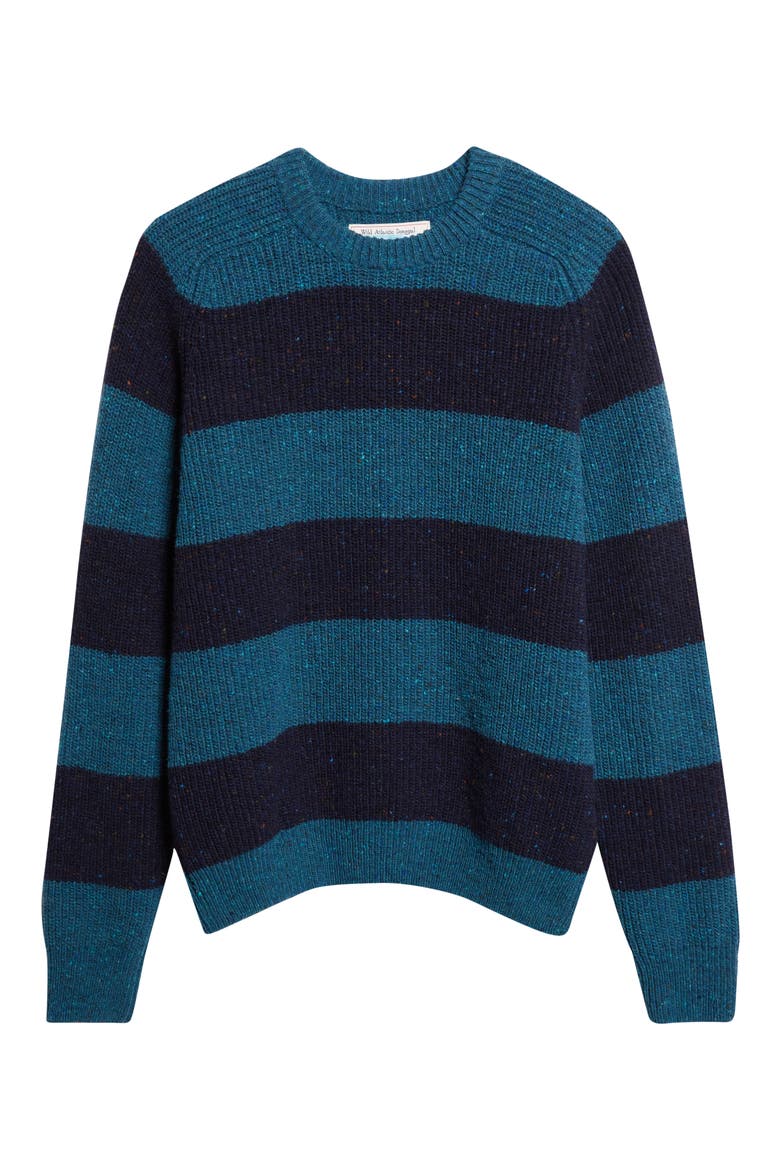 Stripe Donegal Wool Sweater, Alternate, color, BELTRA / SHERIDAN