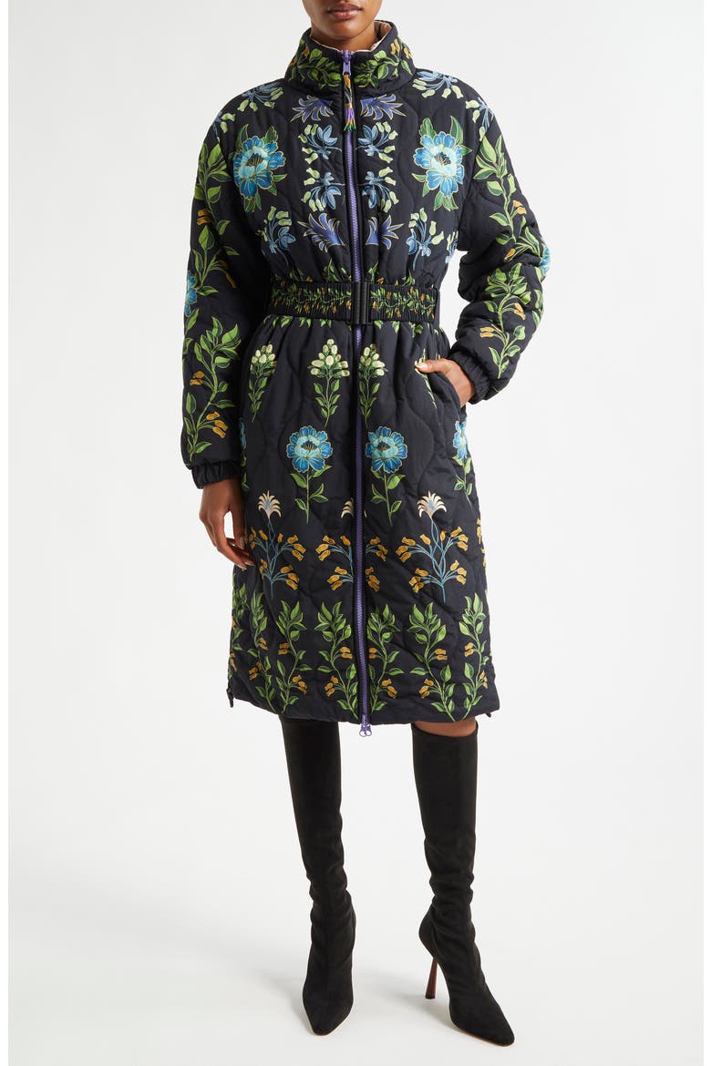 Winter Garden Reversible Puffer Coat, Main, color, WINTER GARDEN MIX