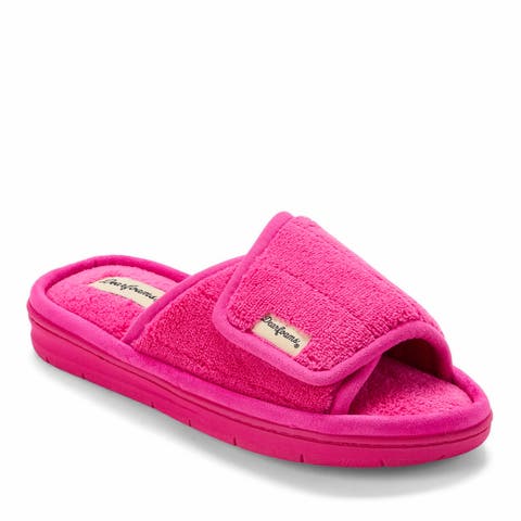 Mickey Terry Adjustable Shower Slide Slipper (Women)