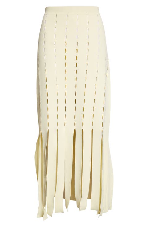 Jesse Openwork Car Wash Hem Skirt