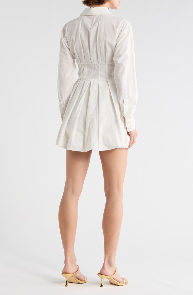 Ramy Brook Naira Long Sleeve Shirtdress, Alternate, color, White