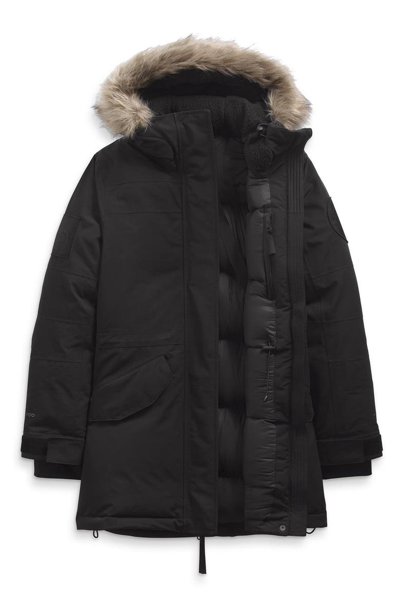 The North Face Expedition McMurdo 700 Fill Power Down Parka with Faux Fur Trim, Alternate, color,