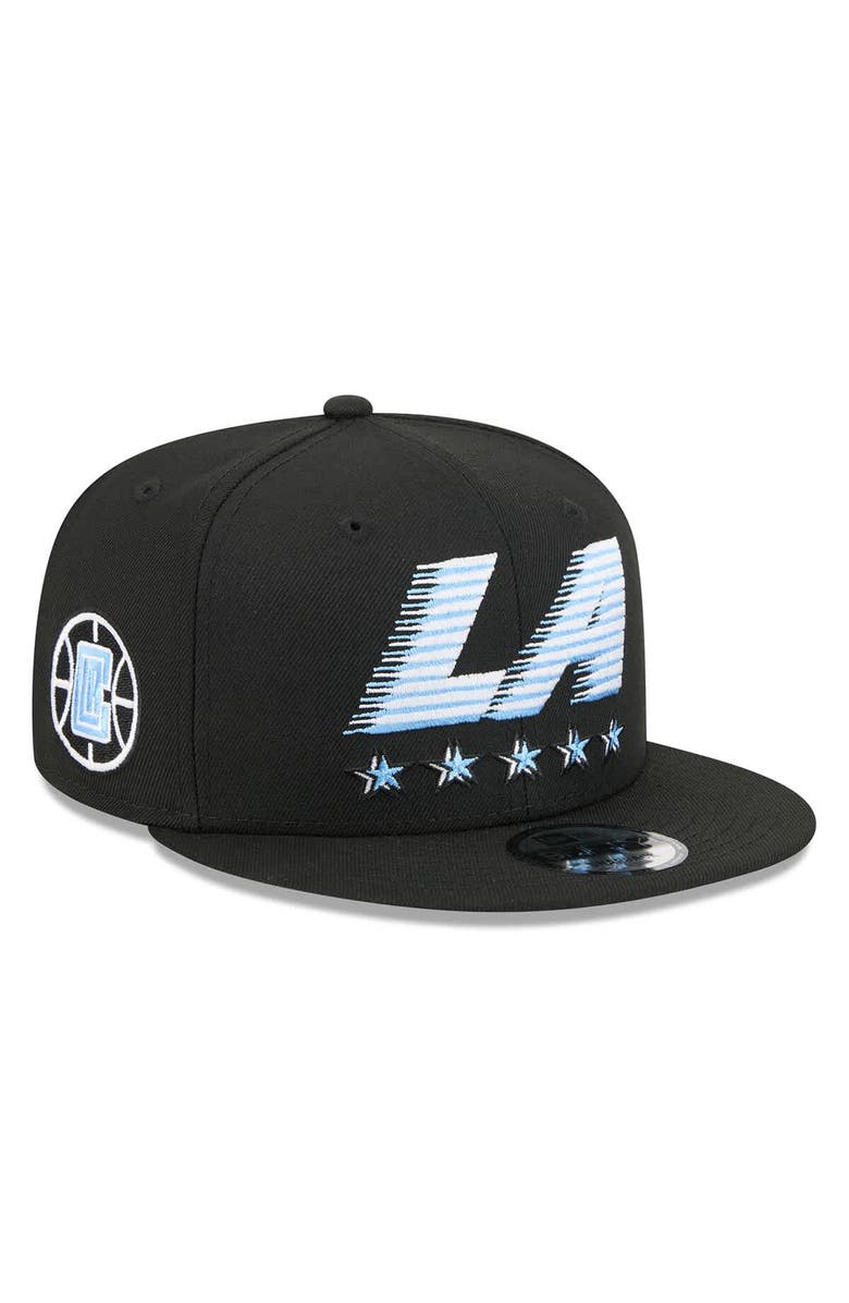 New Era Men's New Era Black LA Clippers 2025/26 City Edition Alternate 9FIFTY Snapback Hat, Main, color, Black