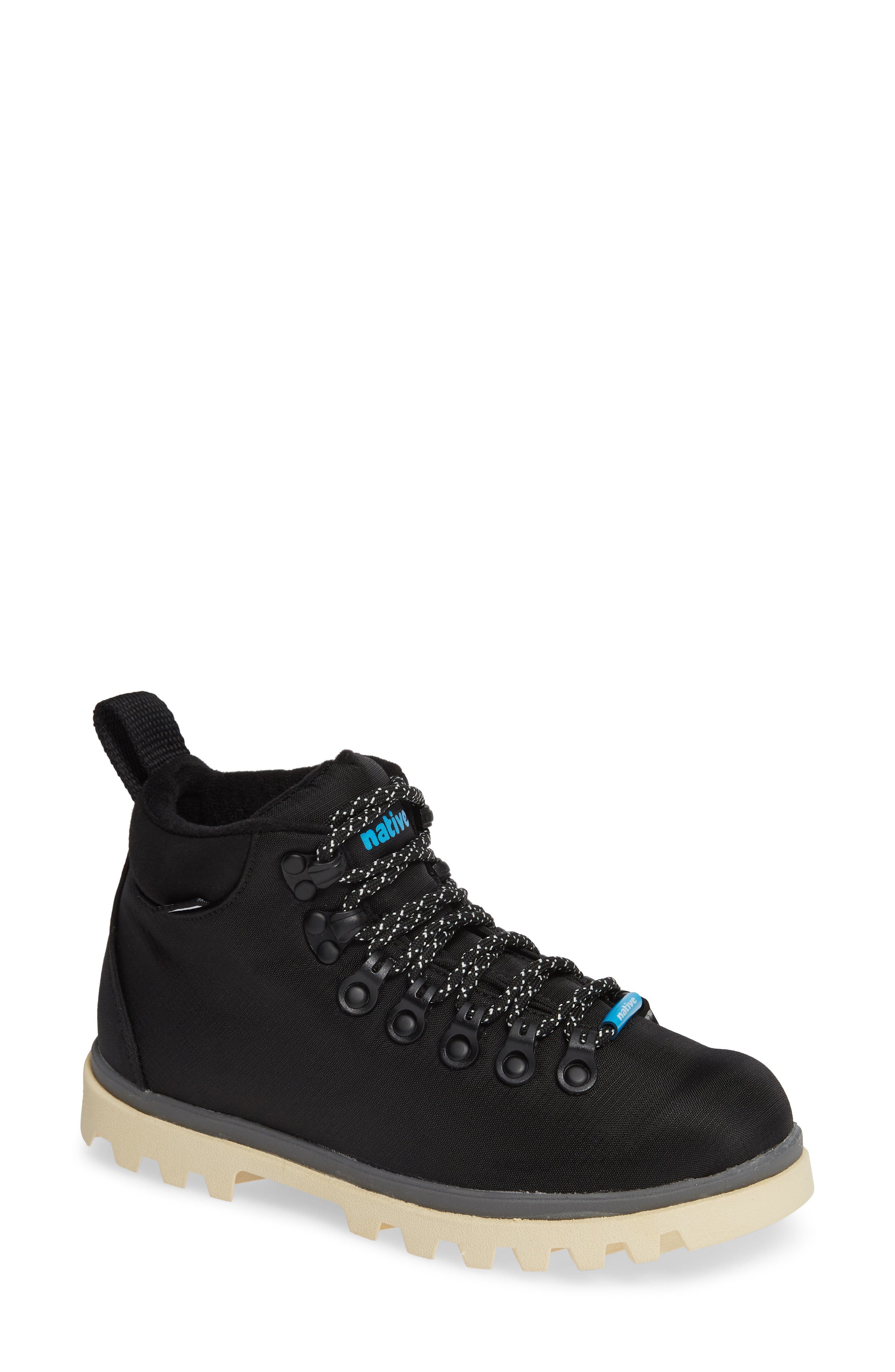 Native Fitzsimmons Treklite Waterproof Boot, Main, color, JIFFY BLACK/ GREY/ WHITE