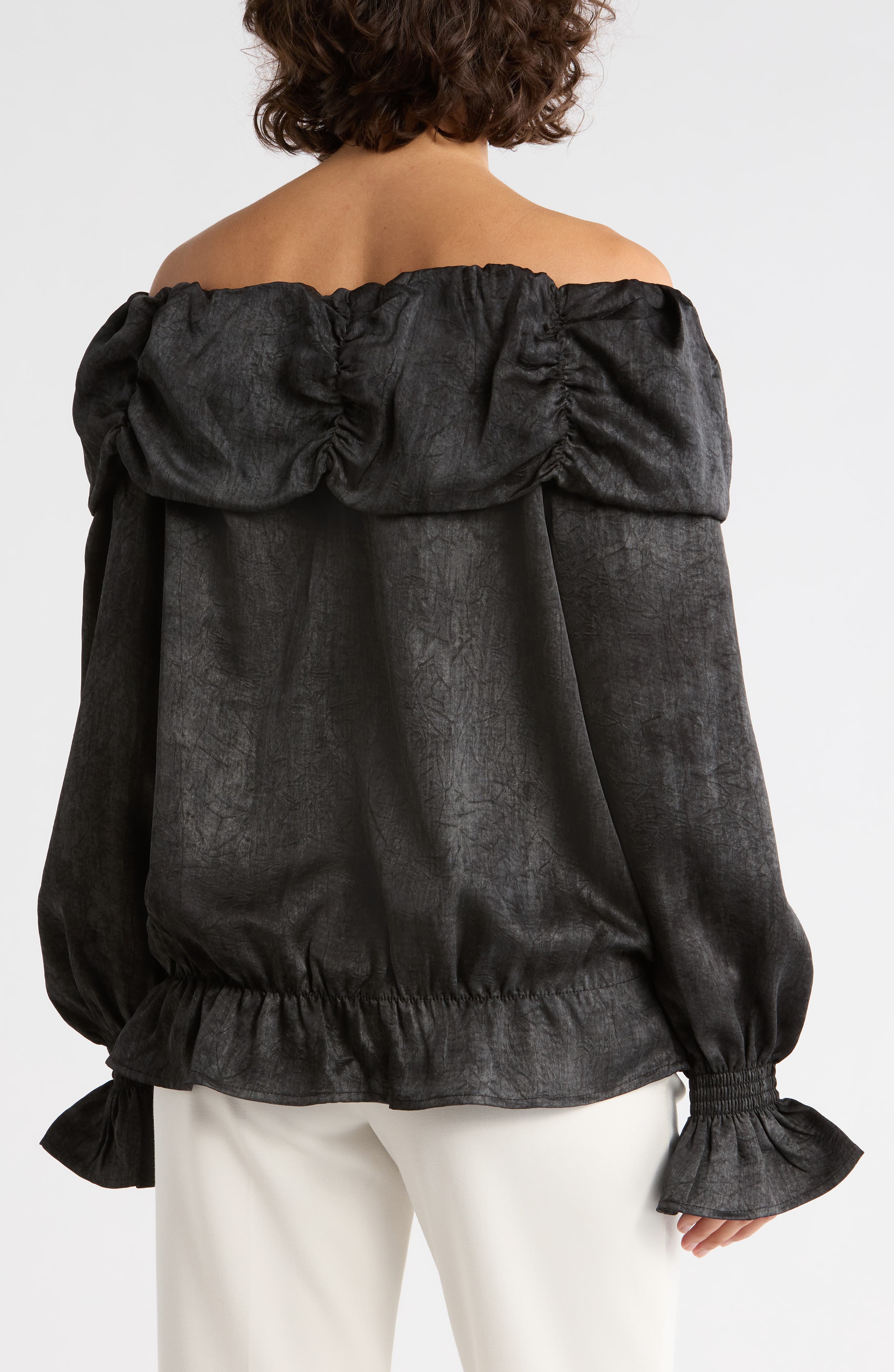 Smoke Off the Shoulder Top - image 2