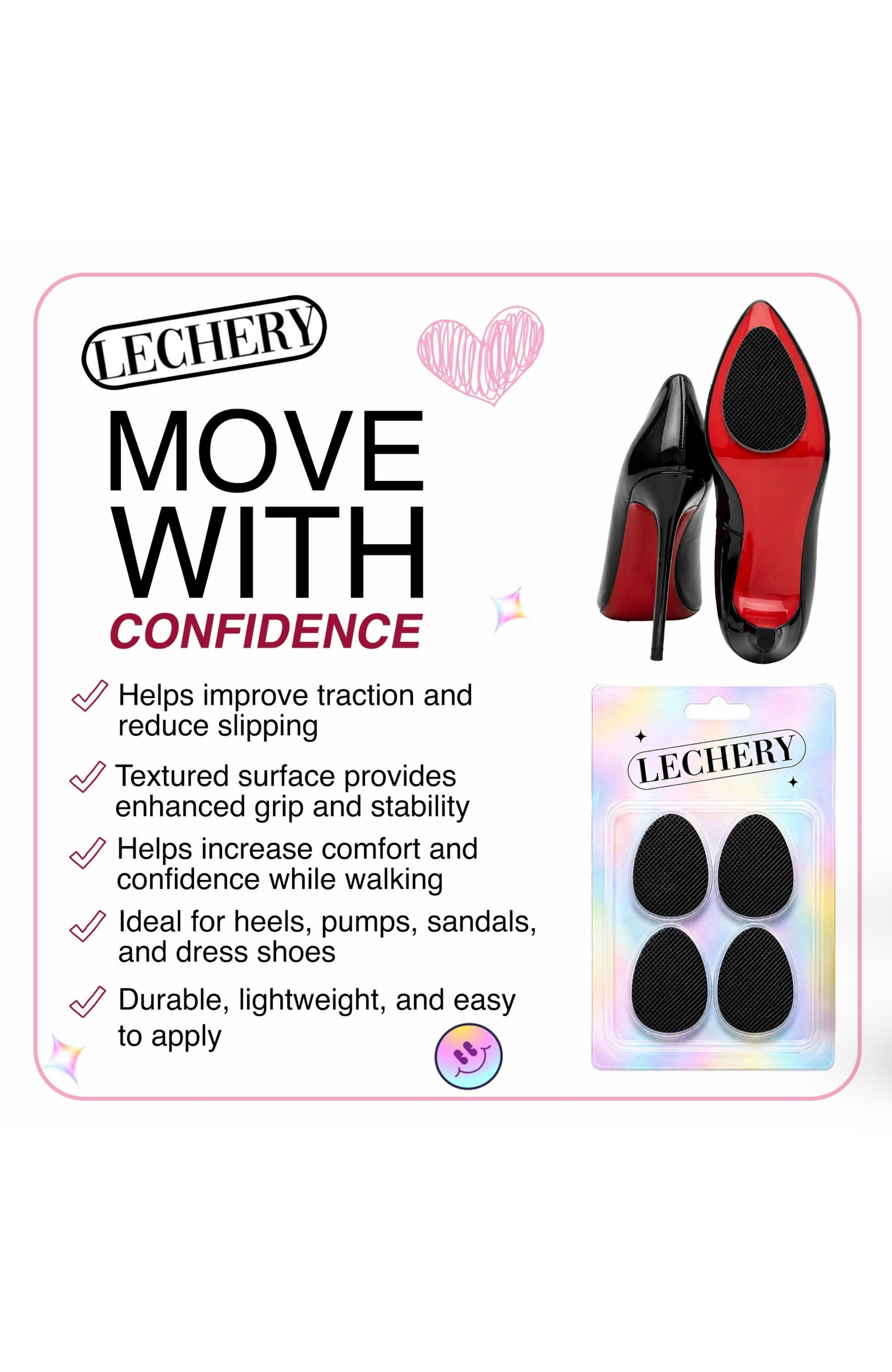 2-Pack No-slip Shoe Pads, Alternate, color, Black