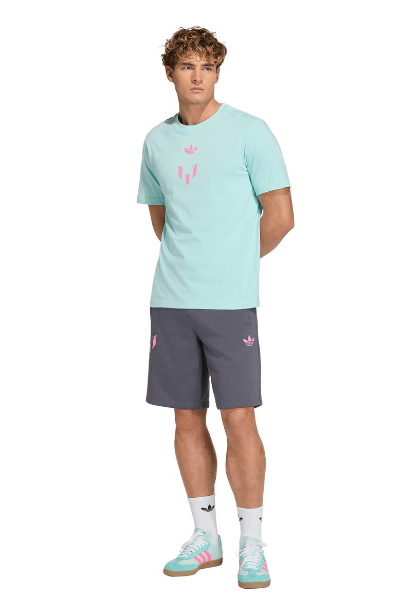 adidas Messi Cotton Graphic T-Shirt, Alternate, color, Semi Flash Aqua/ /