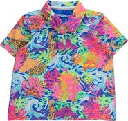 RuggedButts Boys Knit Short Sleeve Performance Polo
