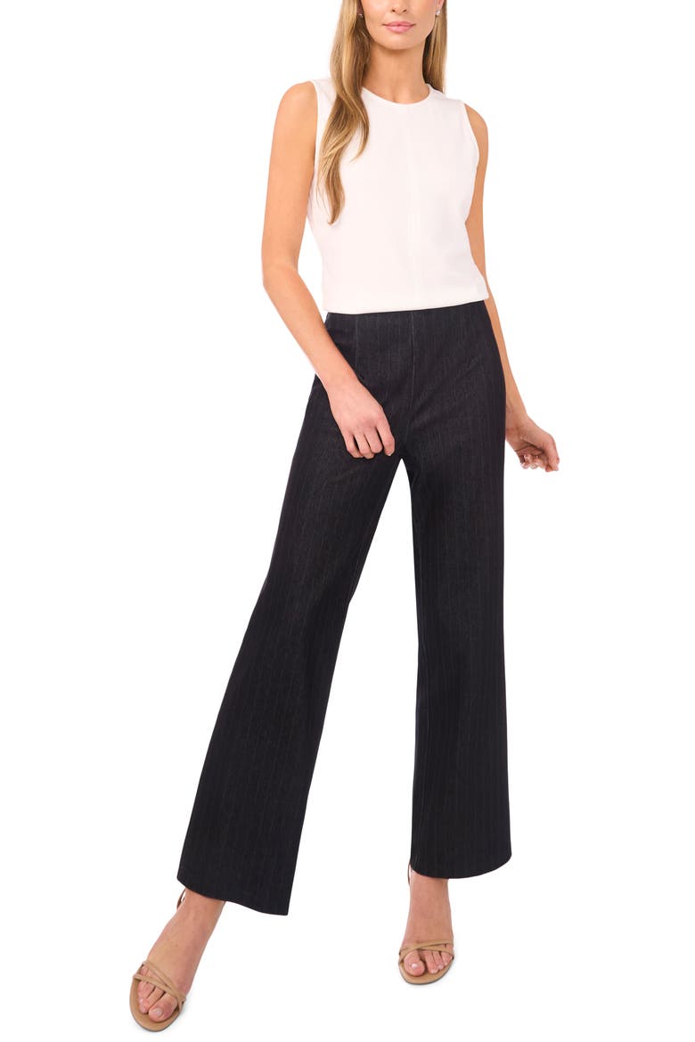 Straight Leg Ponte Pants, Alternate, color, CHARCOAL
