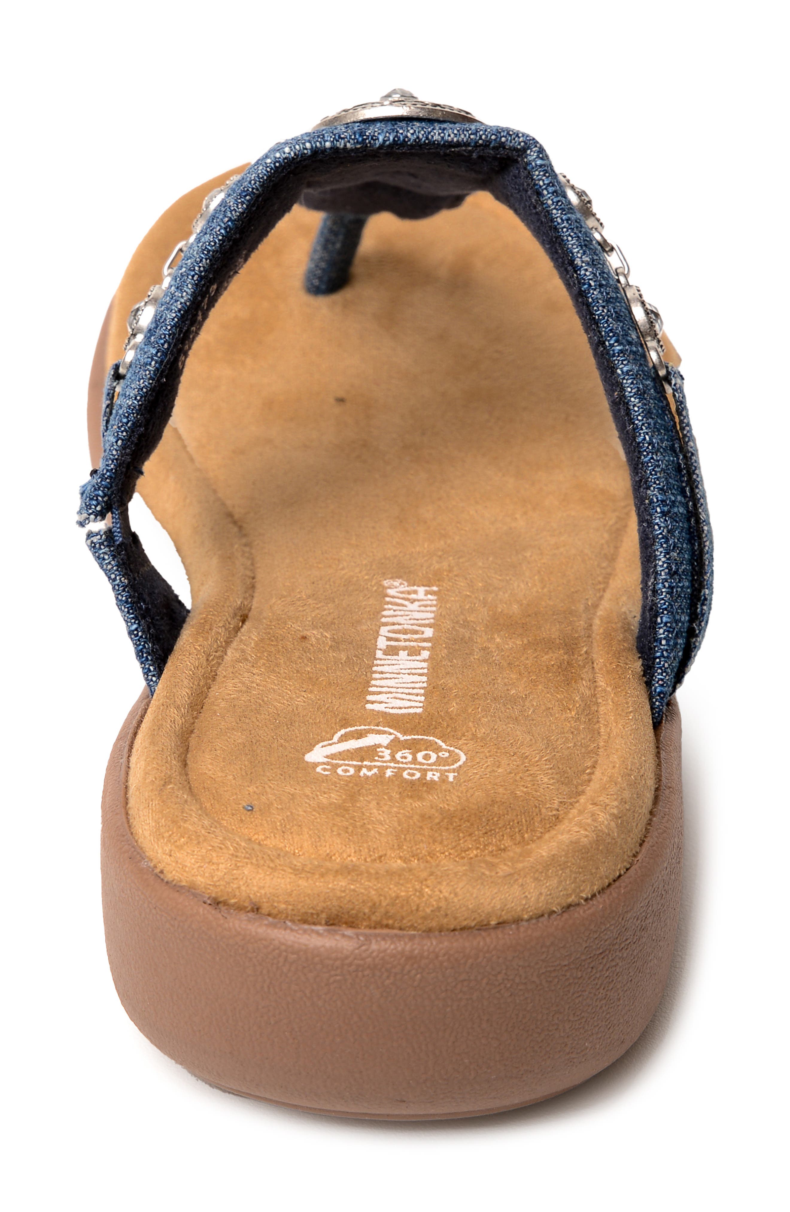 Brecca Flip Flop, Alternate, color, BLUE DENIM