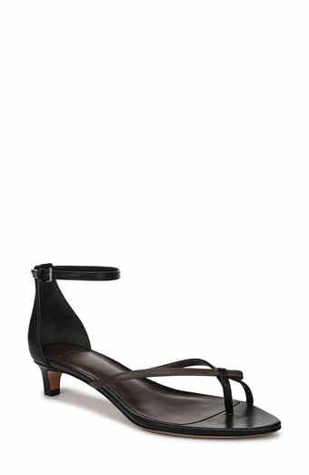 Vince Siri Ankle Strap Kitten Heel Sandal