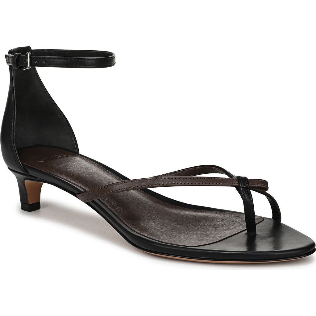 Vince Siri Ankle Strap Kitten Heel Sandal