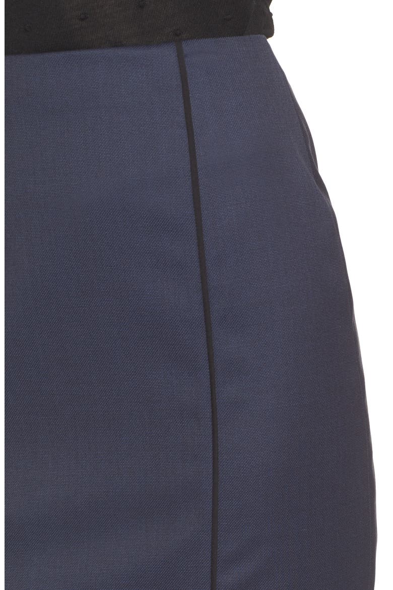 Valeani Dark Blue Wool Melange Pencil Skirt, Alternate, color, BLUE FANTASY