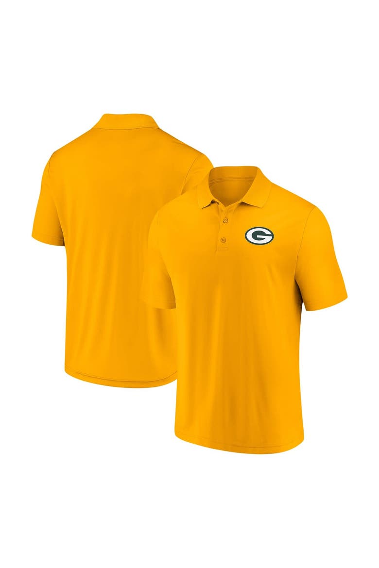 Men's Fanatics Branded Gold Green Bay Packers Component Polo, Main, color, Gold