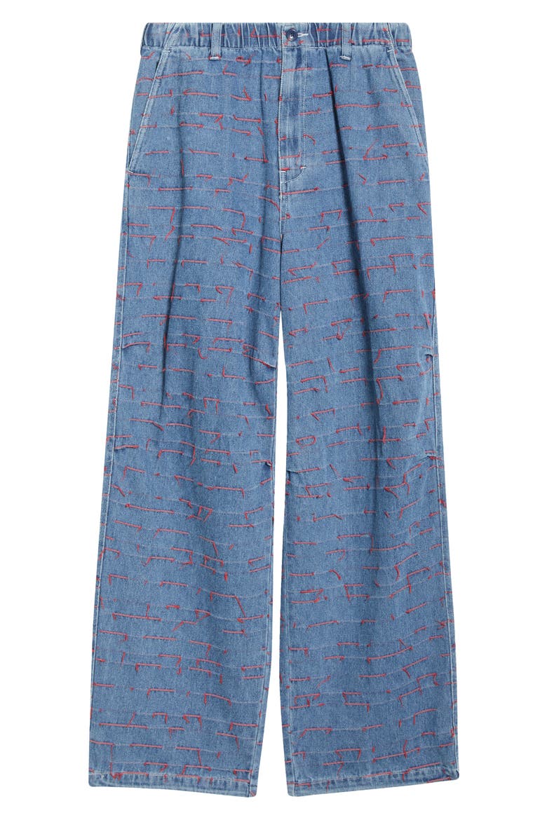 Strokes Denim Parachute Pants, Alternate, color, INDIGO