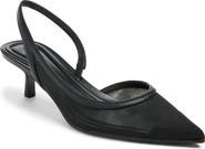 Open Edit Corina Half d'Orsay Kitten Heel Slingback Pump