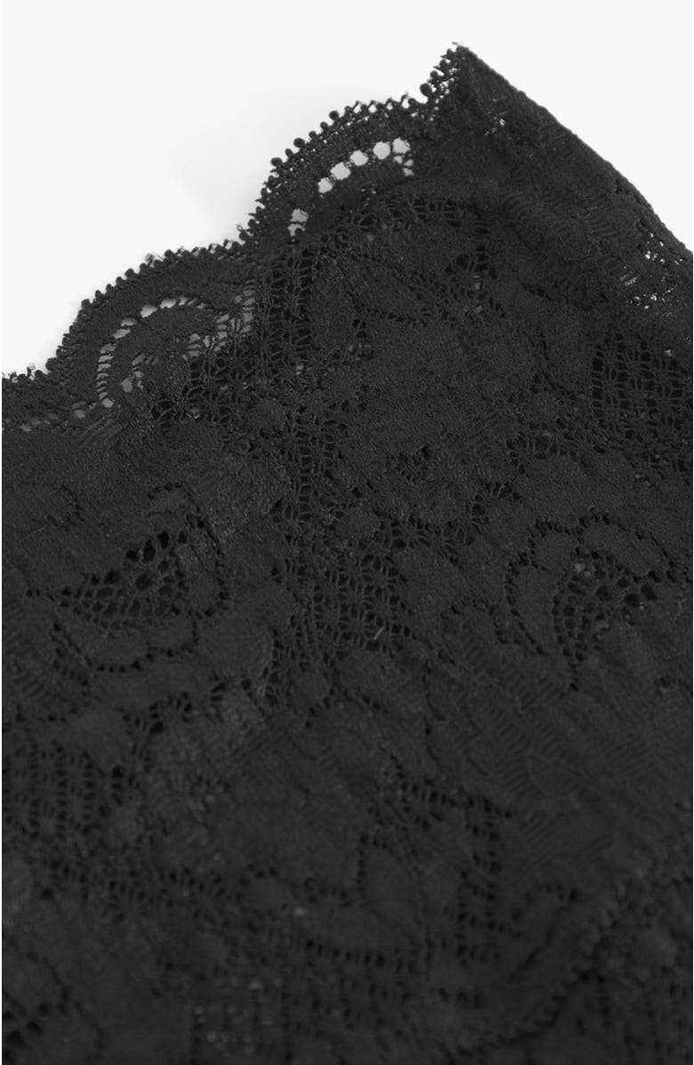 Cosabella Nsn High Waisted Thong, Alternate, color, Black