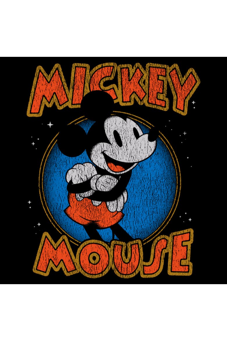 Men's Mickey & Friends Classic Mickey Comfort Colors  Graphic T-Shirt, Alternate, color, Black