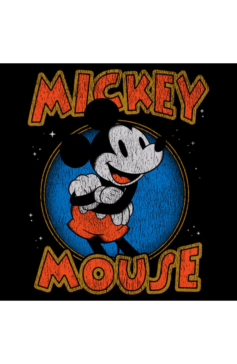 Mickey & Friends Men's Mickey & Friends Classic Mickey Comfort Colors Graphic T-Shirt, Alternate, color, Black