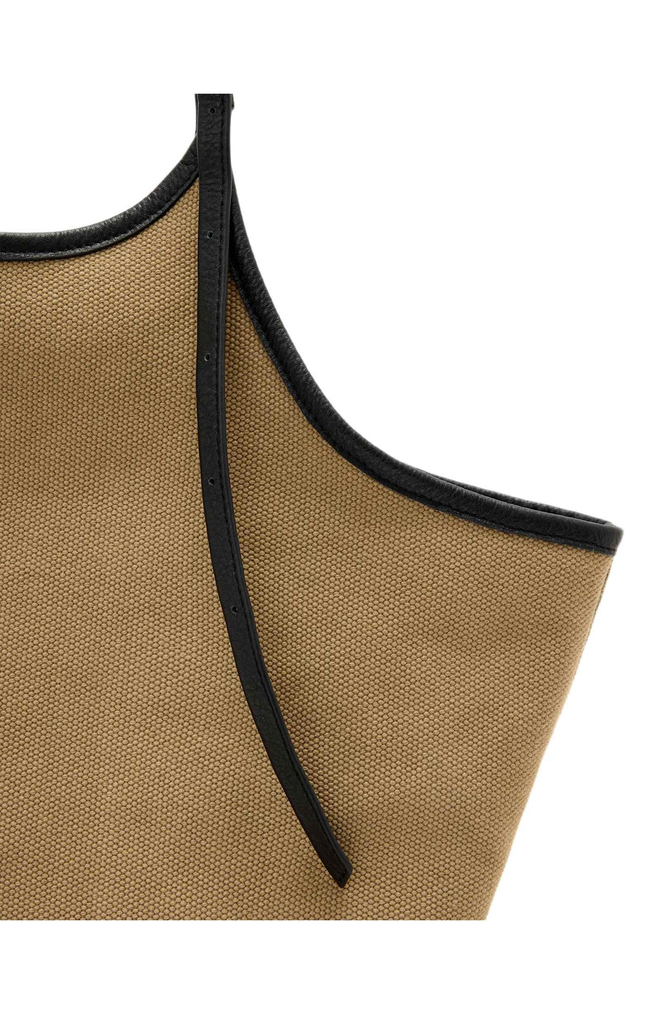 Siloh Canvas Overspill Tote, Alternate, color, SAND BROWN