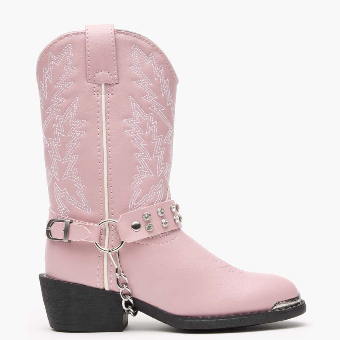 DURANGO Lil
 Little Kid Pink Rhinestone Western Boot, Alternate, color, Pink Bling