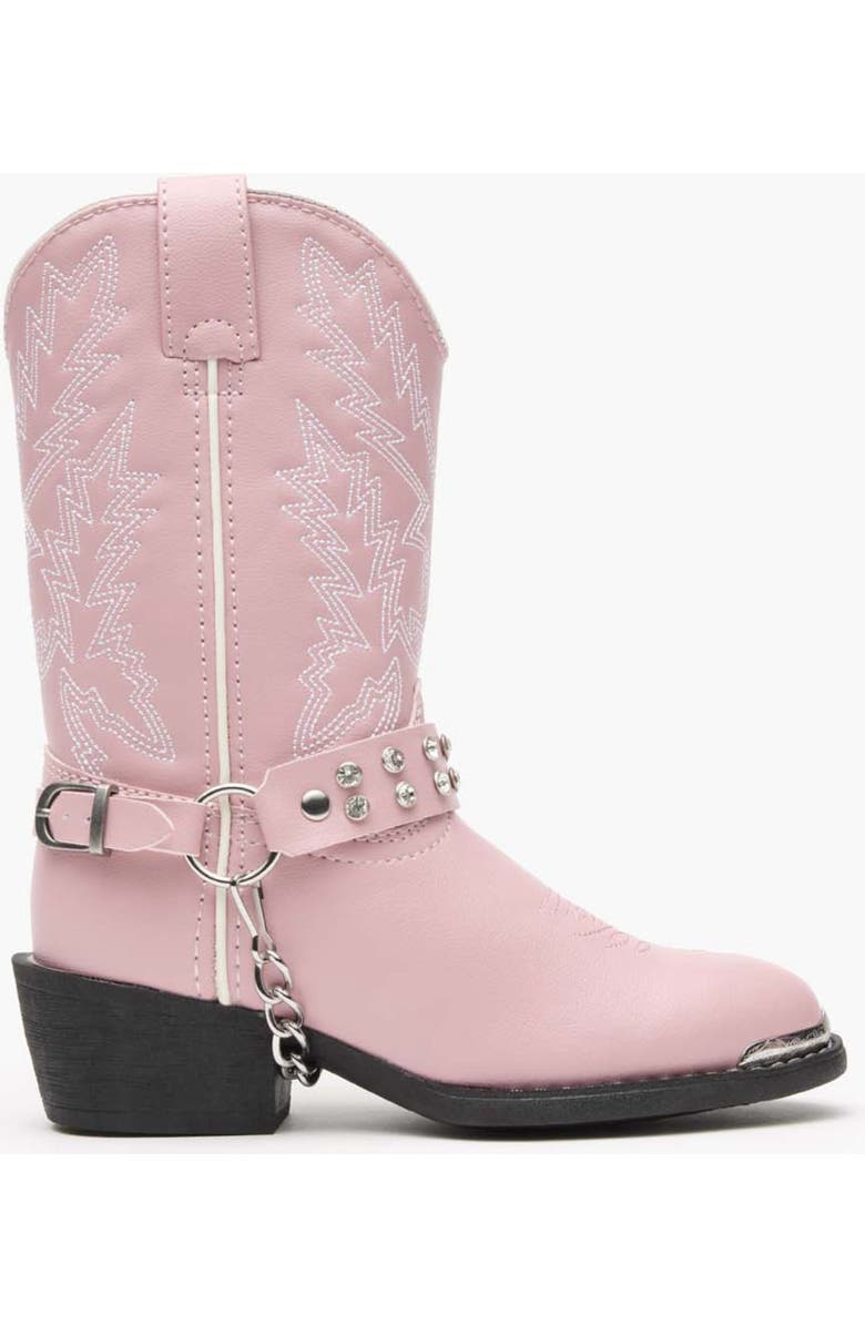 DURANGO Lil' Little Kid Pink Rhinestone Western Boot, Alternate, color, Pink Bling