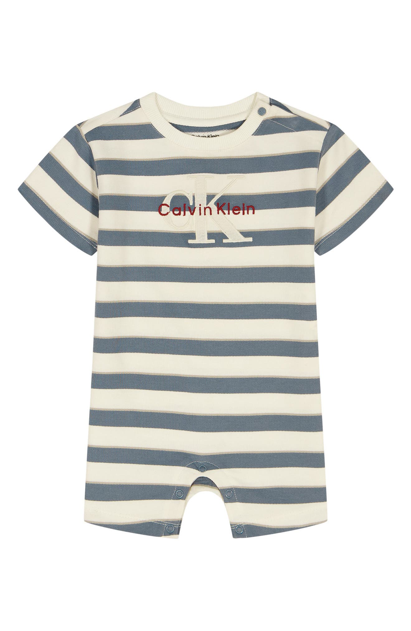 Calvin Klein Stripe Logo Romper