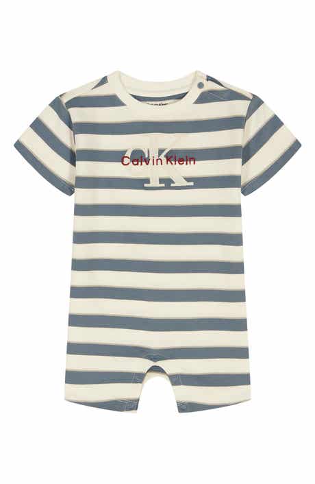 Calvin Klein Stripe Logo Romper