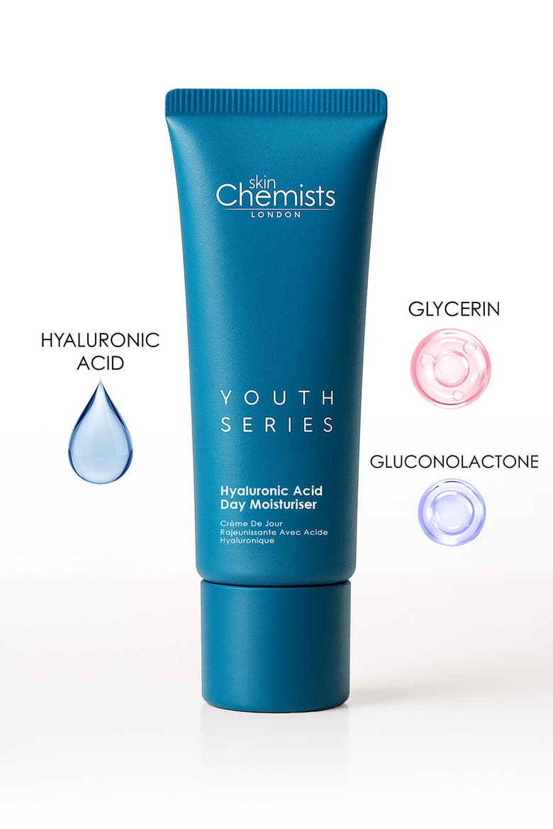 Hyaluronic Acid Day Moisturizer 50ml for Dryness, Fine Lines & Wrinkles, Alternate, color, White