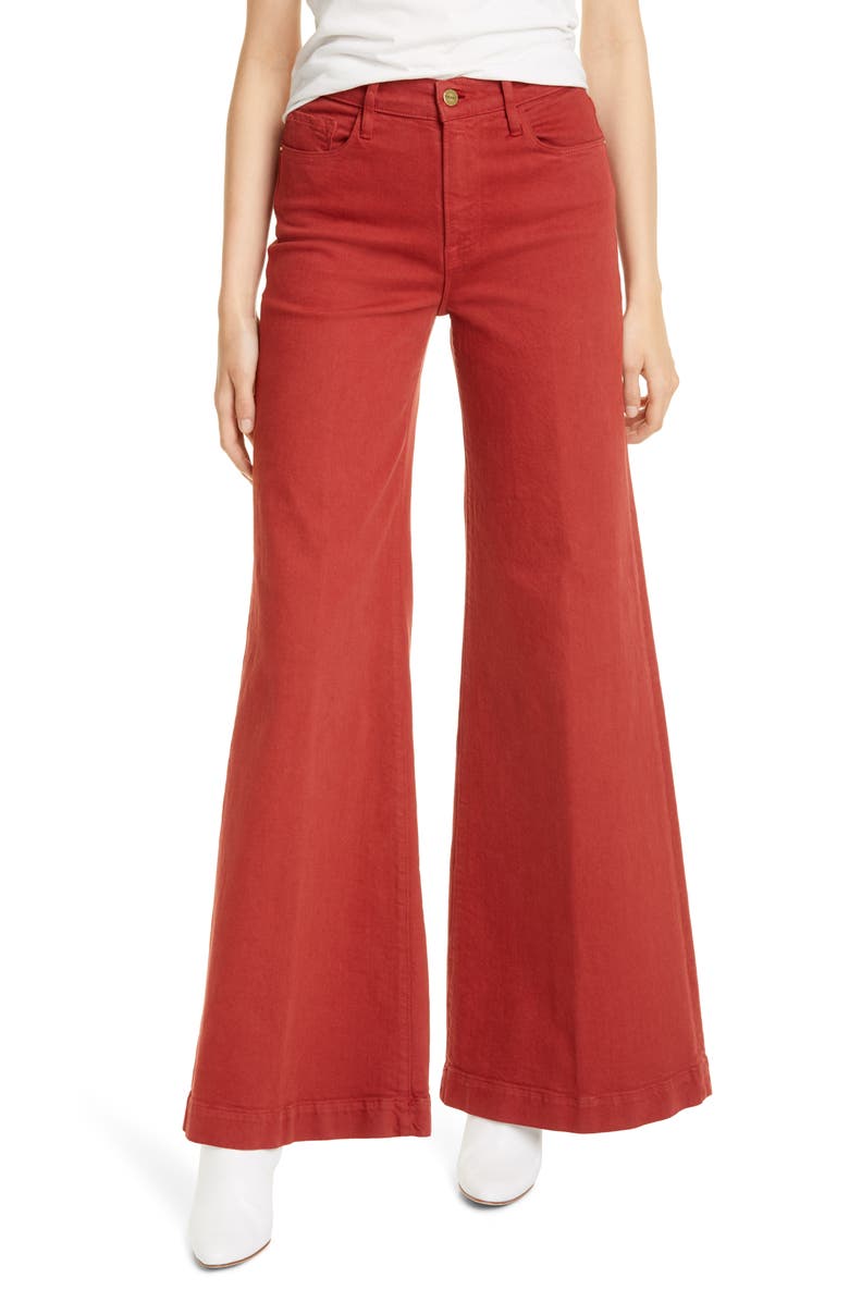 FRAME La Palazzo Wide Hem Pant, Main, color, 