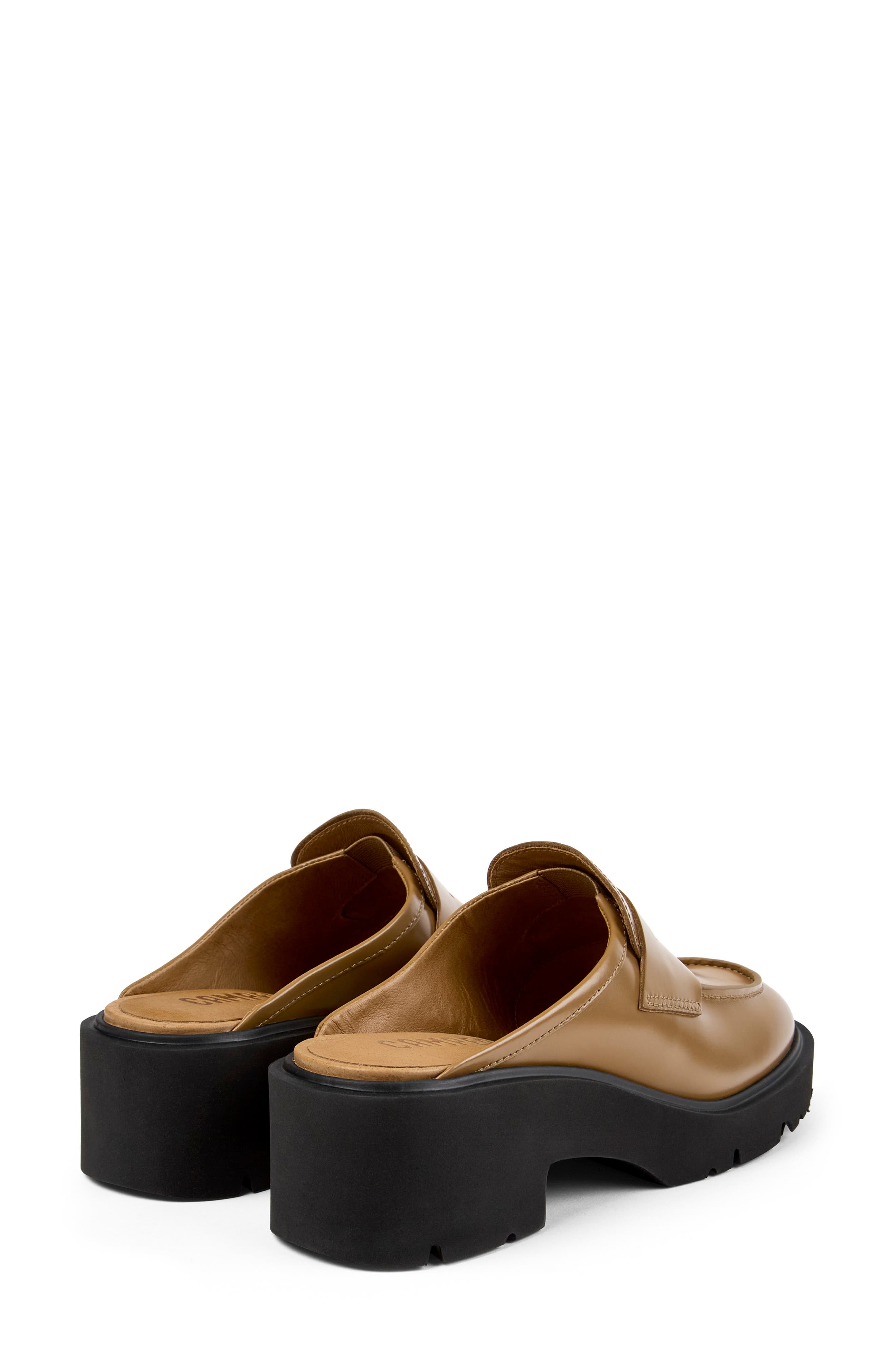 Milah Mule, Alternate, color, MEDIUM BROWN