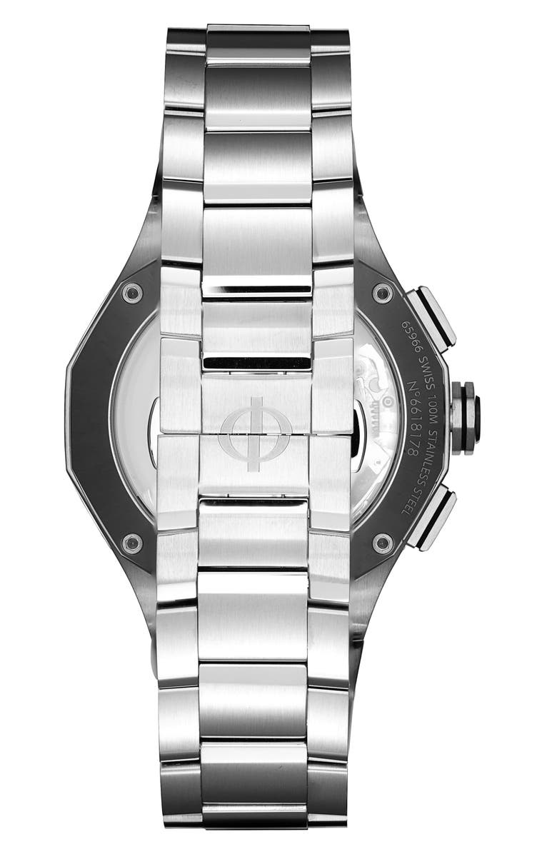 Baume & Mercier Riviera 10827 Automatic Chronograph Bracelet Watch, 41mm, Alternate, color, White