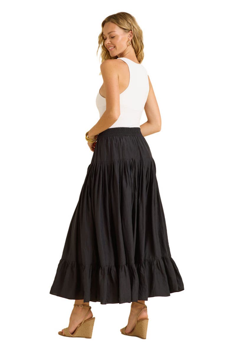 Calypso St. Barth Lourdes Skirt, Alternate, color, Navy